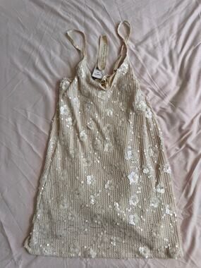 NWT TNS (Designed in Colombia) Sequin Mini Slip Dress XXS